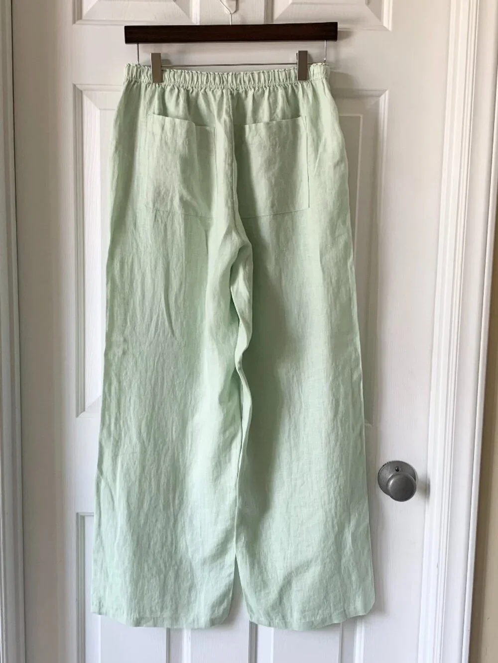 NWT J. Crew Soleil Pant in Linen, Mint Green, Size Small